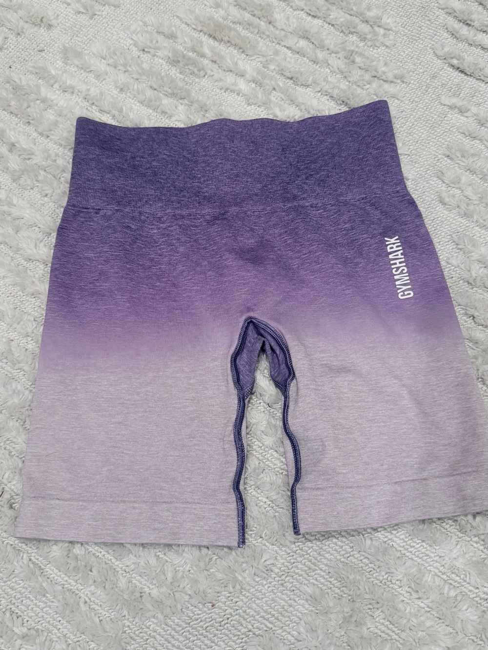 Gymshark Purple Ombre Seamless Athletic Bike Shorts